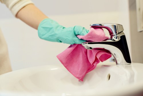 Office cleaning service in Shepherdsbush reception area